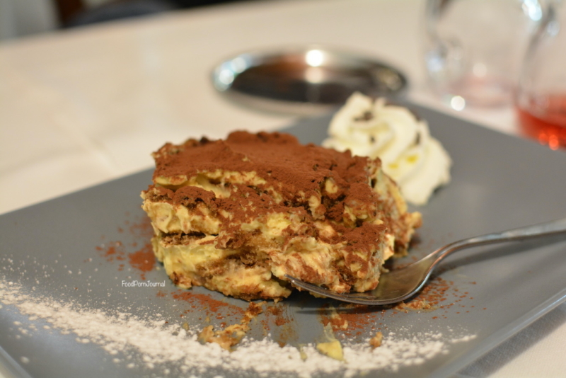 Trattoria dalla Mora Padua Italy tiramisu