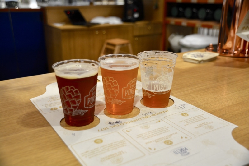 FICO Eataly World Italy beer tasting