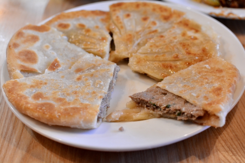 Dumpling King Canberra beef pancake