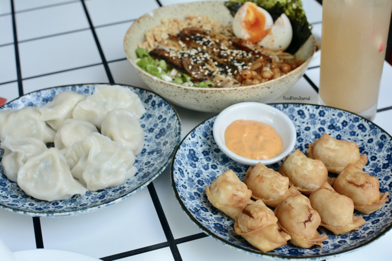 Dumpling Social Woden chicken kimchi dumplings