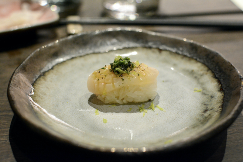 Mu Omakase Canberra scallop