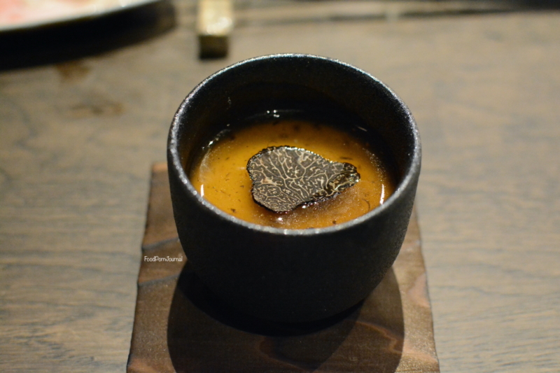 Mu Omakase Canberra truffle chawanmushi