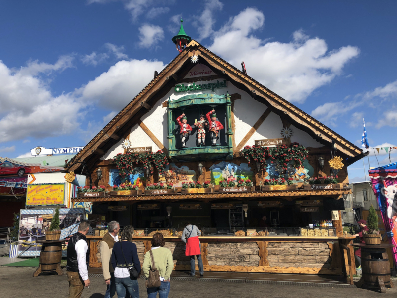 Oktoberfest Munich kartoffelecken