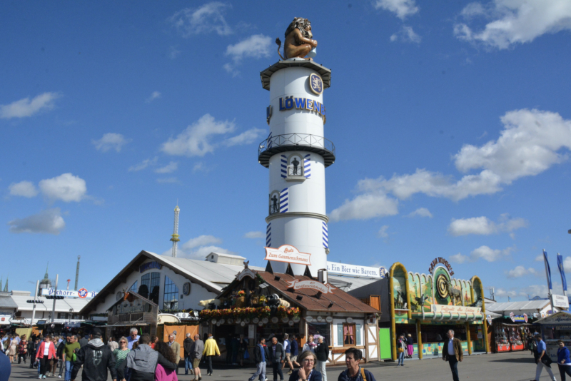 Lowenbrau Festzelt Oktoberfest tower