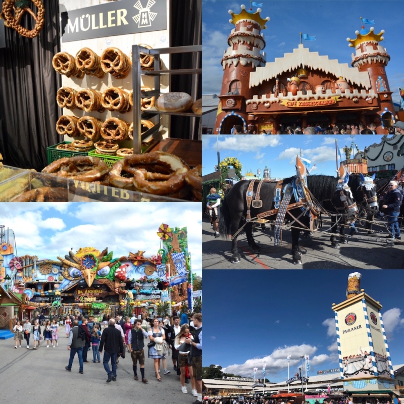 Oktoberfest Munich collage