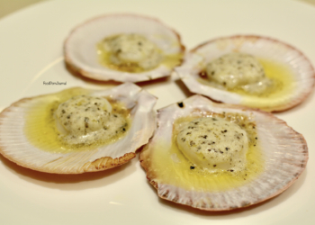 Otis Canberra dine at home scallops