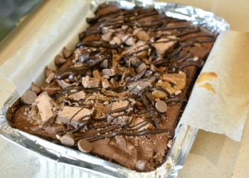 Get Crackin Loaded Brownie Slab