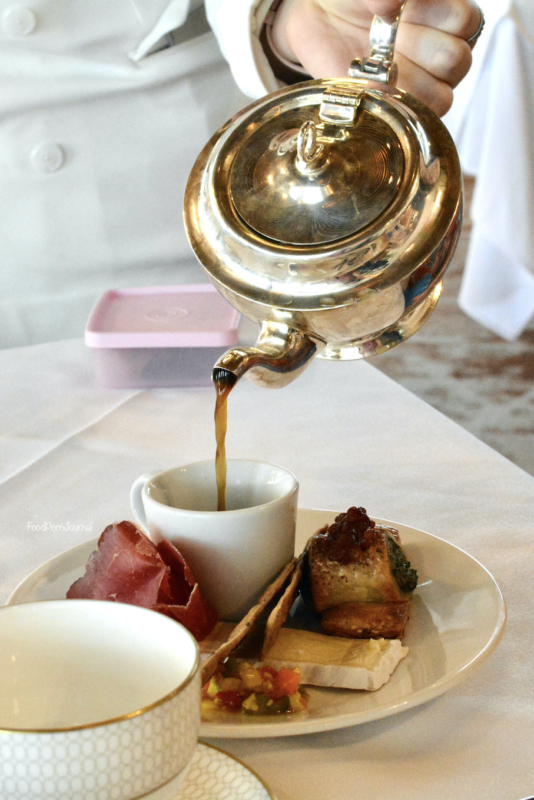 The Marion high tea Canberra mushroom consomme