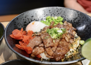 Omi Canberra wagyu beef rice