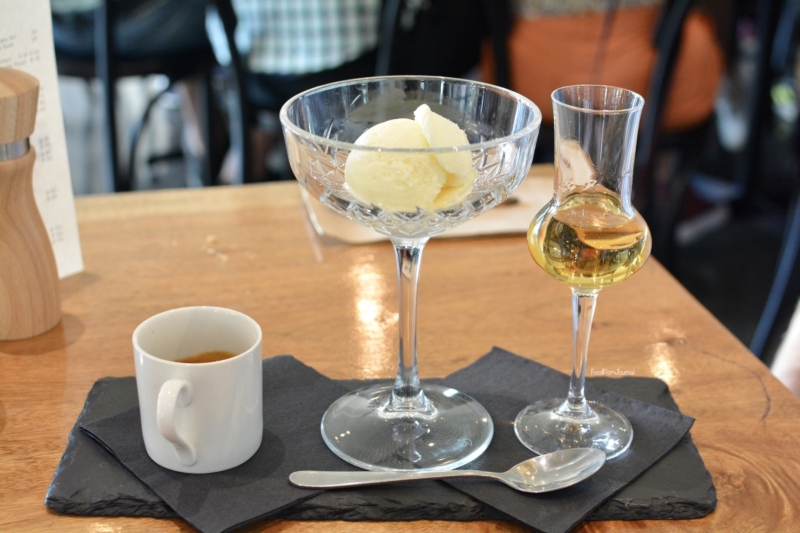 Agostini's Lark Hill Winery affogato