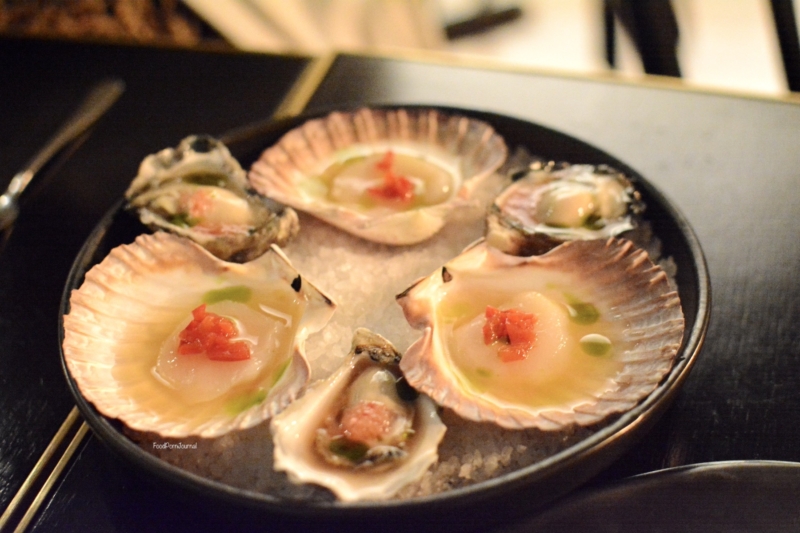 Corella Bar scallops oysters