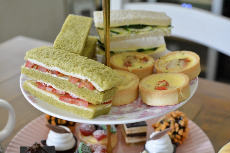 L'Orange Patisserie high tea sandwiches