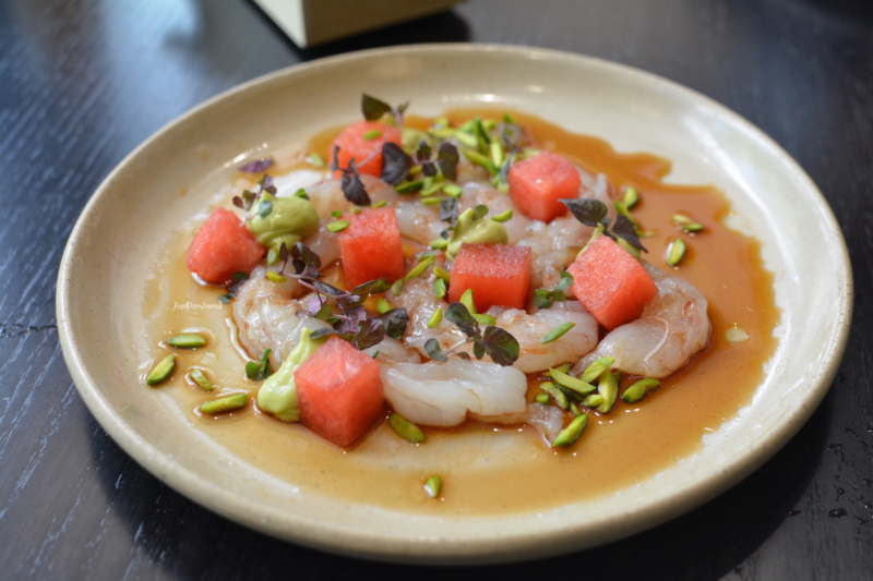 Botswana Butchery prawn crudo