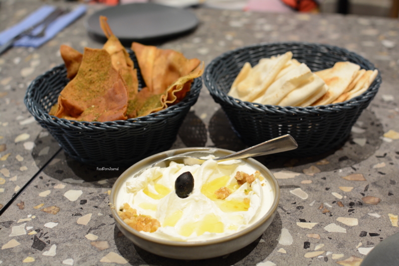 Azima restaurant Canberra flatbread