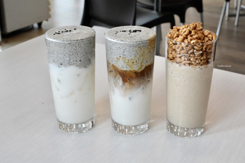 Seoul Sistaz black sesame latte