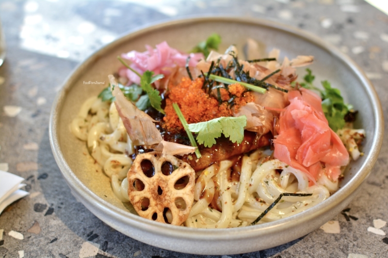 Udon alfredo at Mayfair Espresso