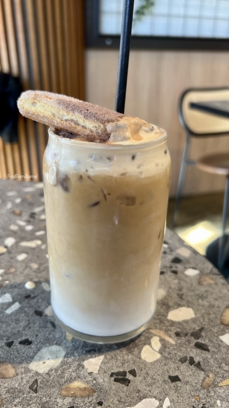 Mayfair Espresso iced tiramisu latte