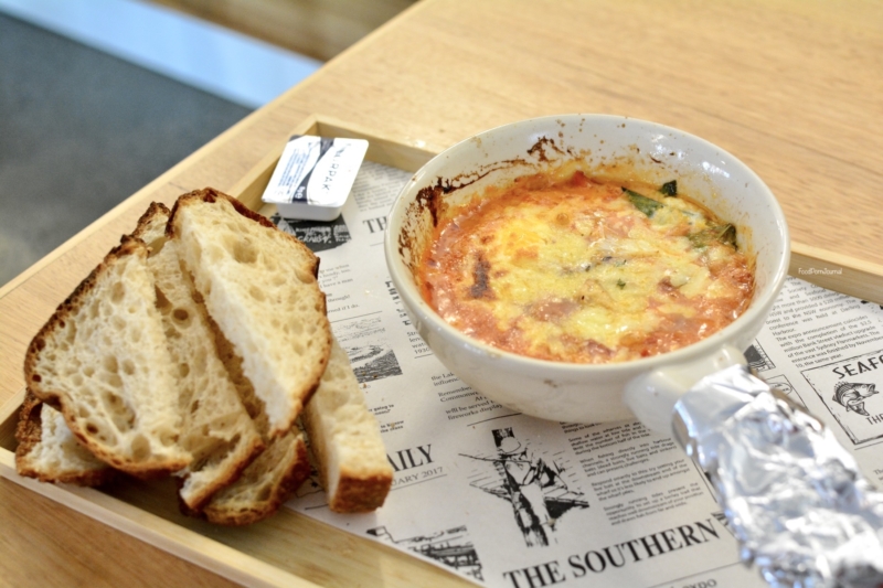 Champi Express crab baked eggs
