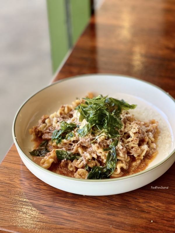 Andre's Osteria mafaldine lamb ragu