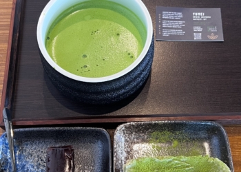 Ujin Matcha House Canberra - matcha and cheesecake