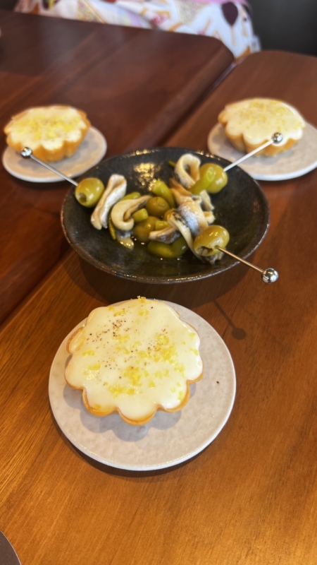 Carbonara tartlet