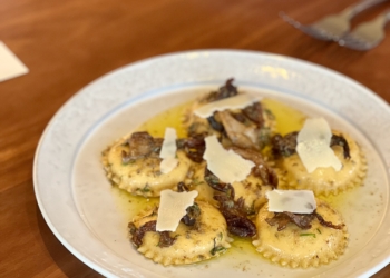 Pumpkin ravioli