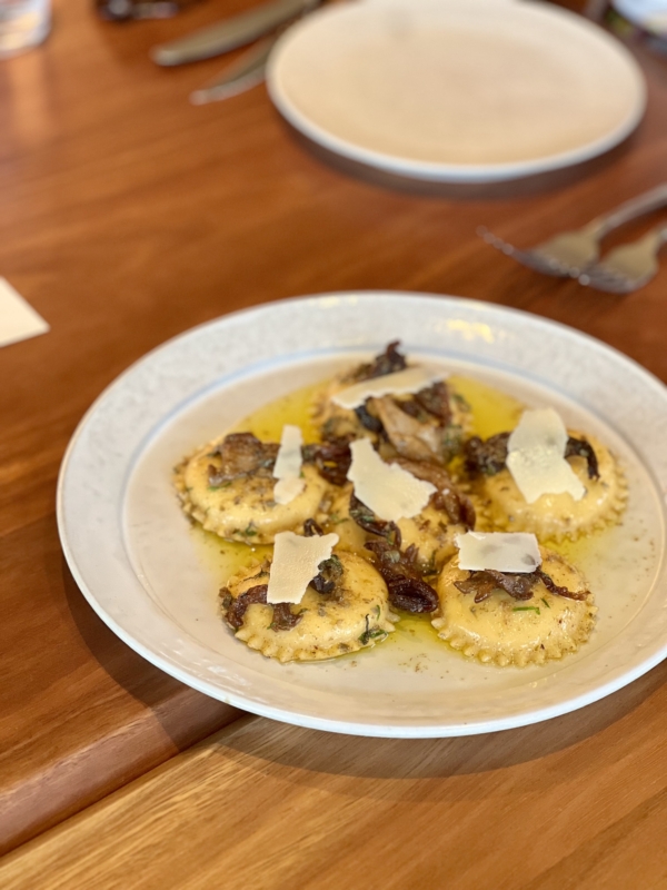 Pumpkin ravioli