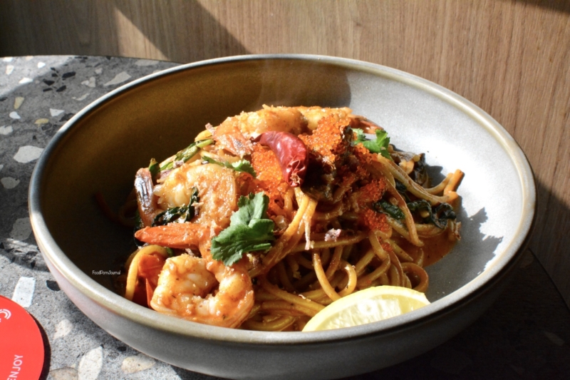 Mayfair espresso tom yum spaghetti